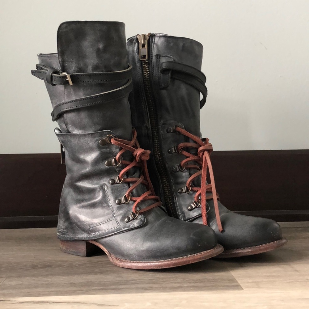 Ravi style boots from Freebird. Black, size 7